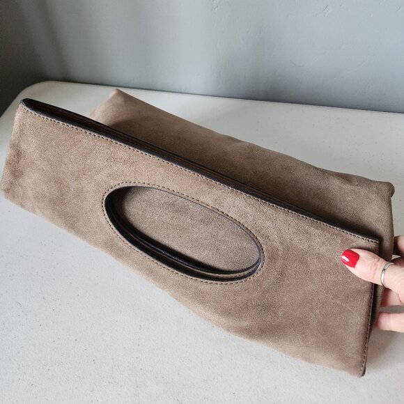 Banana Republic Suede Bag "EUC" - Picture 12 of 16